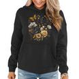 Vintage Inspired Flower Botanical Chart RedPoppy Flower Women Hoodie
