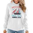 Fun 4Th Of July Spilling The Tea Since 1773 History Teacher Gifts For Teacher Funny Gifts Women Hoodie