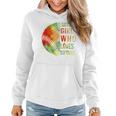 Girl Who Loves Softball- Catcher Pitcher Youth Women Women Hoodie