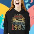 40 Years Old Vintage October 1983 40Th Birthday Women Hoodie Gifts for Her
