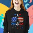 4Th Of July Merica Sunglasses All America Usa Flag Vintage Women Hoodie Gifts for Her