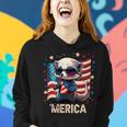 4Th Of July Patriotic Ferret Merica Women Hoodie Gifts for Her