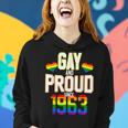 60 Years Old Lgbt Birthday Squad Gay And Proud Since 1963 Women Hoodie Gifts for Her