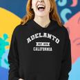 Adelanto California Ca Vintage Athletic Sports Established Women Hoodie Gifts for Her