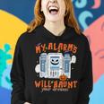 My Alarms Will Haunt Your Dreams Icu Nurse Halloween Women Hoodie Gifts for Her