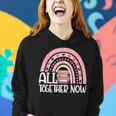 All Together Now Summer Reading 2023 Book Lover Rainbow Women Hoodie Gifts for Her