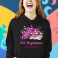 All Together Now Summer Reading Program 2023 Book Flowers Women Hoodie Gifts for Her