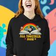 All Together Now Summer Reading Program 2023 Book Rainbow Gift For Womens Women Hoodie Gifts for Her