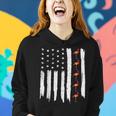 America Stars Stripes And Flamingo Of Usa American Flag Women Hoodie Gifts for Her