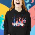 American Patriotic Gnomes Usa Independence Day 4Th Of July Women Hoodie Gifts for Her