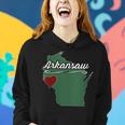 Arkansaw Wisconsin Wi Usa City State Souvenir Women Hoodie Gifts for Her