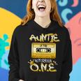 Auntie Of The Notorious One Bday Old School Hip Hop Mama 1St Women Hoodie Gifts for Her