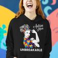 Autism Mom Unbreakable World Autism Awareness Day Best Gift Women Hoodie Gifts for Her