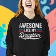 Awesome Like My Daughter Retro Men Dad Funny Fathers Women Hoodie Gifts for Her