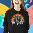 Be Kind Rainbow Sign Language Hand Lgbt Gay Les Pride Asl Women Hoodie Gifts for Her