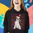 Beagle Christmas Lights Ugly Sweater Dog Lover Women Hoodie Gifts for Her