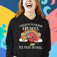 Believe In Holding Grudges Ill Heal In Hell Heart Rainbow Women Hoodie Gifts for Her