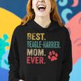 Best Beagle-Harrier Mom Ever Vintage Mother Dog Lover Women Hoodie Gifts for Her