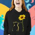 Best Cat Mom Ever Cat Lover Sunflower Pet Lover Women Hoodie Gifts for Her
