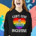 Christian Gods Love Is Fully Lgbt Flag Gay Pride Month Women Hoodie Gifts for Her