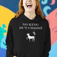 Christian No King But Christ Jesus Agnus Dei Christianity Women Hoodie Gifts for Her