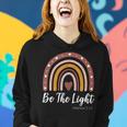 Christian Quote Faith Rainbow Boho Inspirational Religious Faith Funny Gifts Women Hoodie Gifts for Her