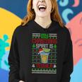 My Christmas Spirit Is Tequila Drinking Ugly Sweater Women Hoodie Gifts for Her