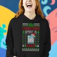 My Christmas Spirit Is Vodka Drinking Ugly Sweater Women Hoodie Gifts for Her