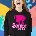 Class Of 2024 Senior Pink Seniors 2024 Girls Women Hoodie Gifts for Her