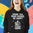 Cool Books For Men Women Tea Book Lovers Reading Bookworm Reading Funny Designs Funny Gifts Women Hoodie Gifts for Her