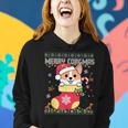 Corgi Ugly Christmas Sweater Merry Corgmas Stocking Santa Women Hoodie Gifts for Her