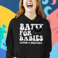 Cute Batty For Babies Labor And Delivery Nurse Halloween Bat Women Hoodie Gifts for Her