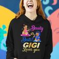 Cute Beauty Or Beat Gigi Loves You - Gender Reveal Party Women Hoodie Gifts for Her