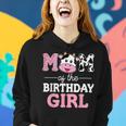 Cute Farm Cow Mommy Mama Mom Of The Birthday Girl Women Hoodie Gifts for Her
