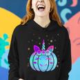 Cute Unicorn Pumpkin Halloween Fall Thanksgiving Kids Girls Fall Thanksgiving Women Hoodie Gifts for Her