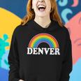 Denver Co Gay Pride Women Men Rainbow Lesbian Lgbtq Lgbt Women Hoodie Gifts for Her