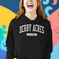 Derby Acres California Ca Vintage Athletic Sports Women Hoodie Gifts for Her