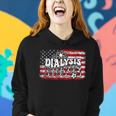 Dialysis Nurse 4Th Of July Usa Patriotic Independence Day Women Hoodie Gifts for Her