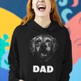 Dog Breed Face Lover Golden Retriever Dad Women Hoodie Gifts for Her