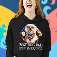 Dog Maltese Best Maltese Dad Ever American Flag 4Th Of July Gifts Men Women Hoodie Gifts for Her