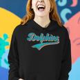 Dolphins Sports Name Vintage Retro For Boy Girl Women Hoodie Gifts for Her