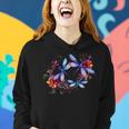 Dragonfly For Women Chakra Color Flower Dragonflies Women Hoodie Gifts for Her