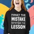 Entrepreneur Gift - Forget The Mistake Remember The Lesson Women Hoodie Gifts for Her