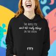 Expecting Mom Thanksgiving Apple Pie Twin Pregnancy Reveal Women Hoodie Gifts for Her