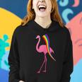 Flamingo - Rainbow Flag Lesbian Lgbtq Gay Pride Month Gift Women Hoodie Gifts for Her