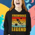 Fourth Of July Fireworks Legend Funny Independence Day 1776 Women Hoodie Gifts for Her