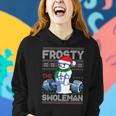 Frosty The Swoleman Ugly Christmas Sweater Snowman Gym Women Hoodie Gifts for Her
