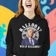 Funny Sarcastic Chinese Spy Balloon What Balloon Biden Meme Women Hoodie Gifts for Her