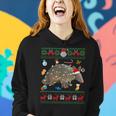 Ugly Xmas Sweater Animals Lights Christmas Armadillo Women Hoodie Gifts for Her