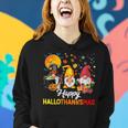 Gnomes Lover Halloween Merry Christmas Happy Hallothanksmas Women Hoodie Gifts for Her